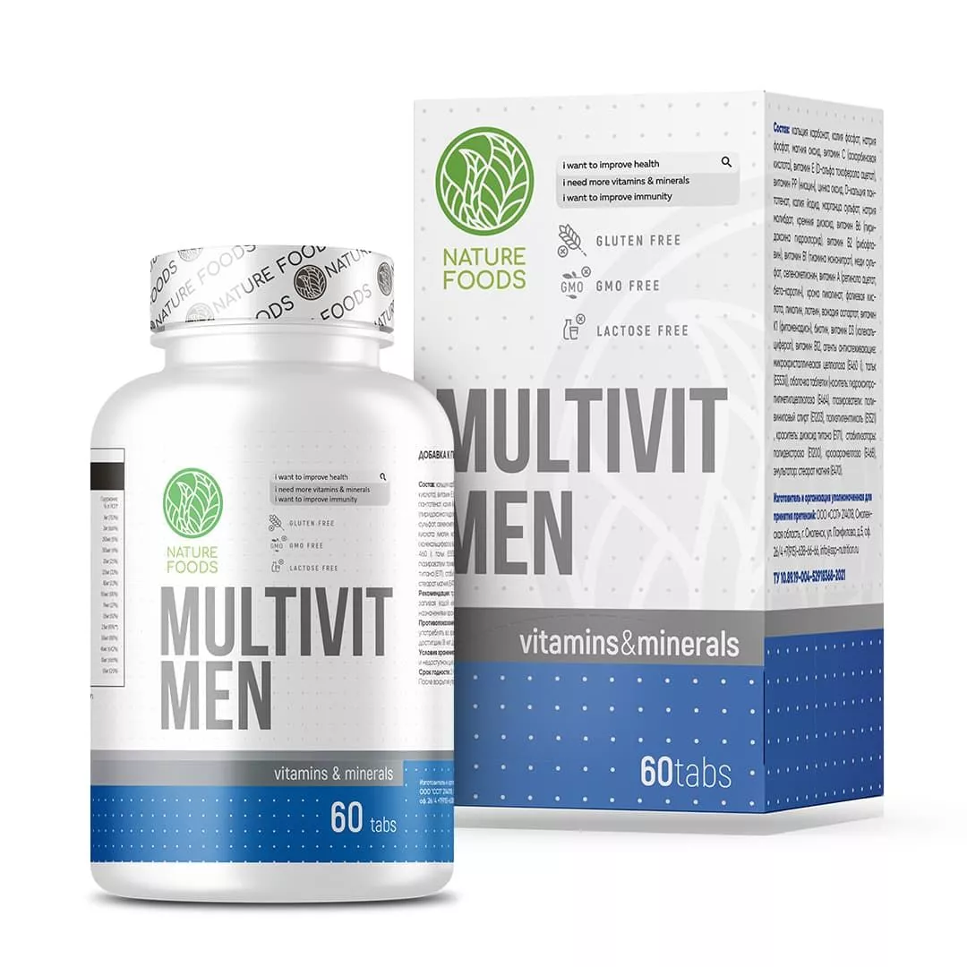 Nature Foods Multi Men 60 tabs