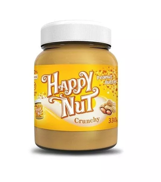 Happy Nut Арахисовая паста 330 гр (кусочками)