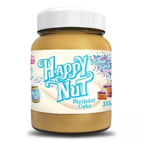 Happy Nut Арахисовая паста "ПРАЗДНИЧНЫЙ ТОРТ" 330 гр